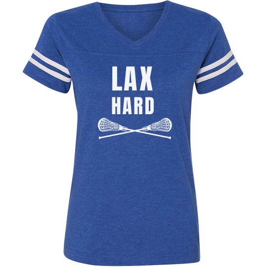 Lax Hard Lacrosse Shirt for Girls