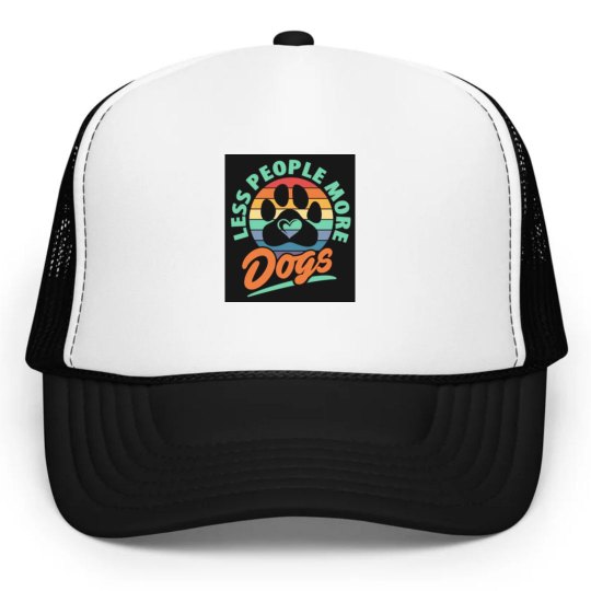 Less People More Dogs🐾Hat