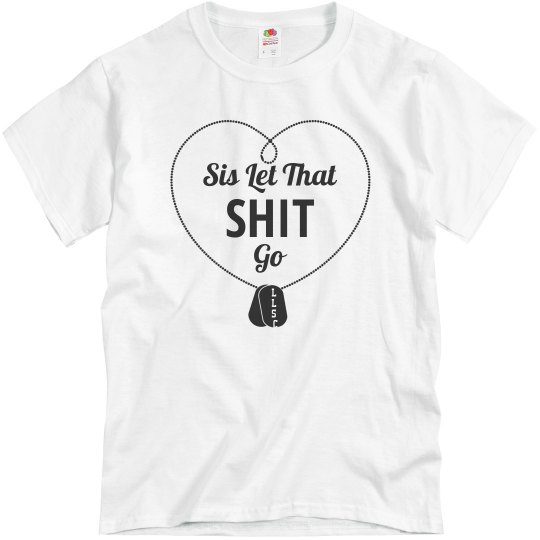 Let It Go Tee - White