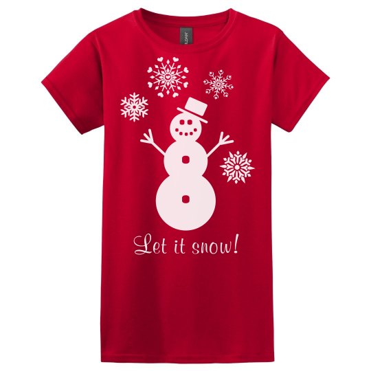 Let It Snow Snowman Let It Snow Snowman