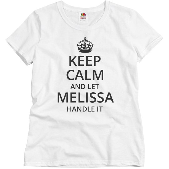 Let melissa handle it