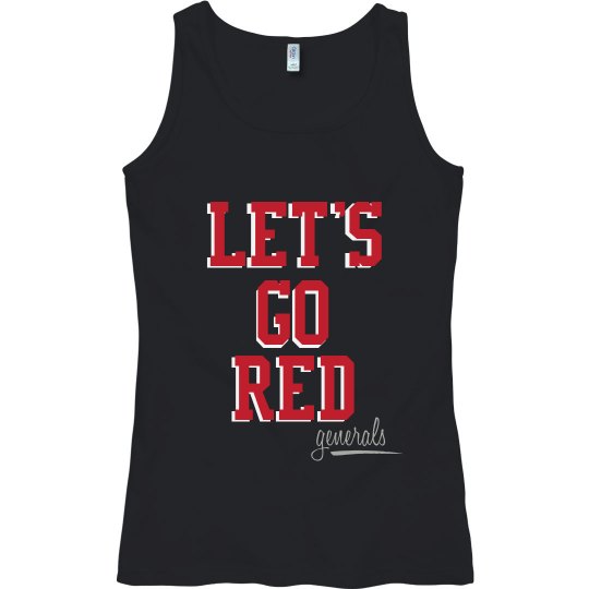 Let's Go Red Tank