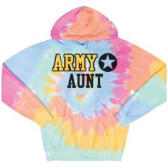 Unisex Tie-Dye Fleece Hoodie
