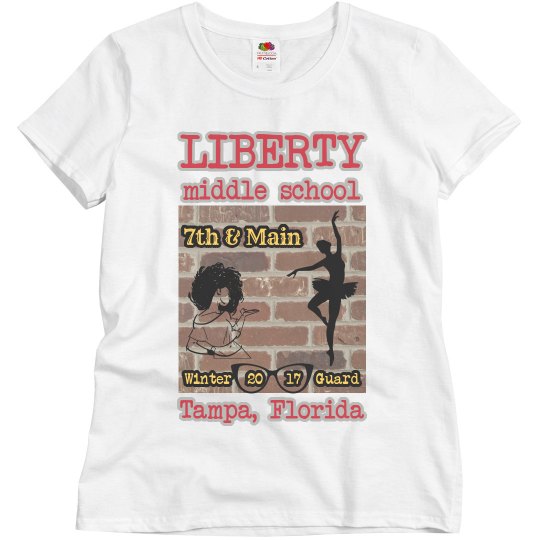 Liberty MS 7th & Main 2017 Winterguard (2-sided design)