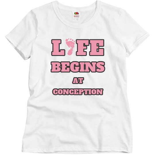 Life begins at conception