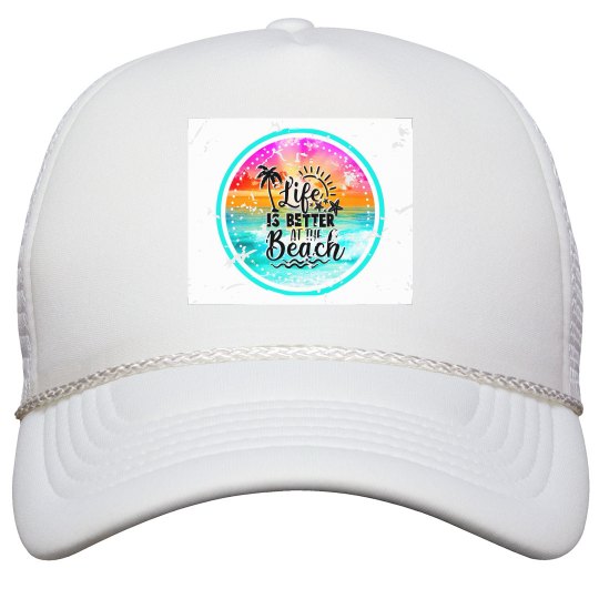 Life is better at the beach Hat Life is better at the beach Hat