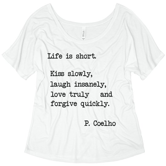 Life is short, typewrite
