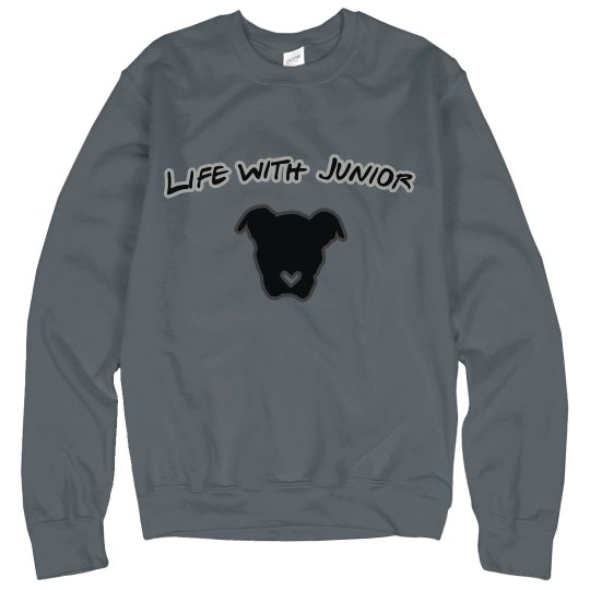 Life with Junior crewneck sweatshirt