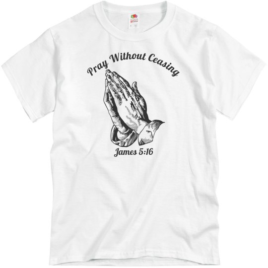 Light blue tee w/black graphic 