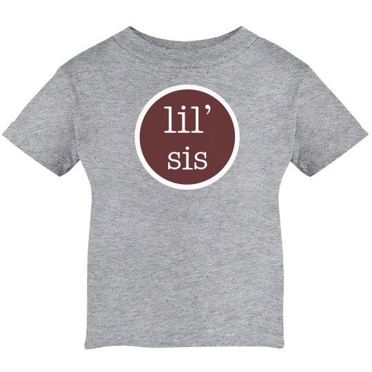 Lil Sis Tshirt Little Sister Tee