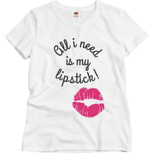 lipstick shirt
