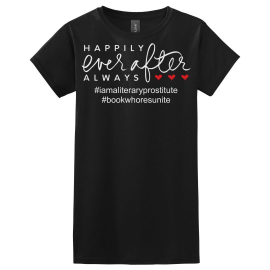 Literary Prostitute T-Shirt White Font