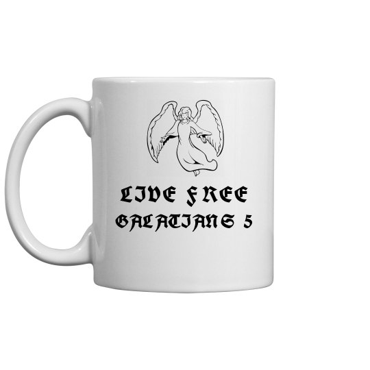 LIVE FREE COFFEE CUP