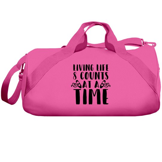 Living Life Pink Duffle Bag Living Life Pink Duffle Bag