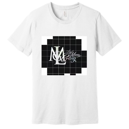 lmg wht/blk crossword tee men