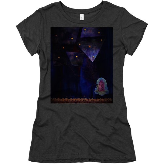 Look up at the stars women's tee