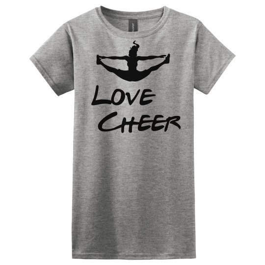 Love cheer jump tee