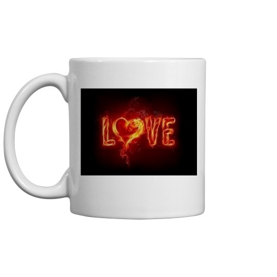 Love Flame Coffee Cup