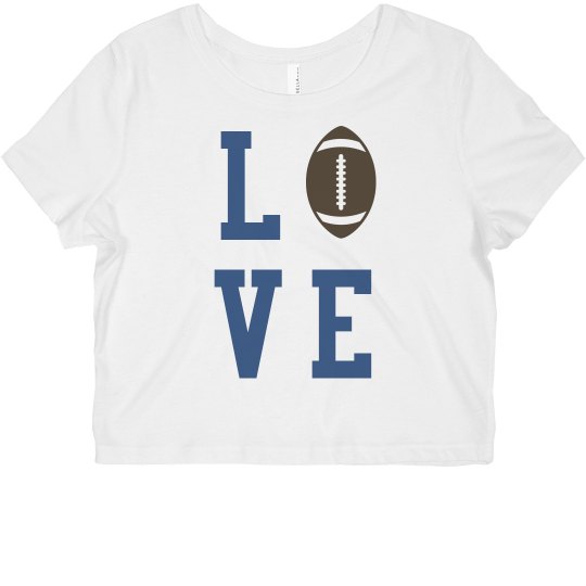 Love Football Crop