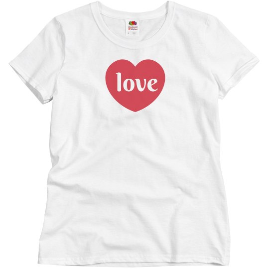 Love Heart Valentine Tees