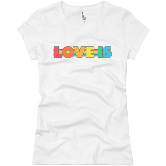 Love is love pride graphic tee 