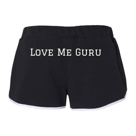 Love me guru navy running shorts 