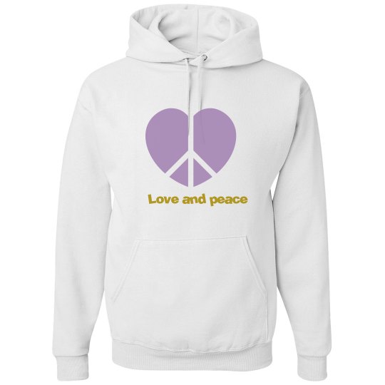 Love peace hoodie new