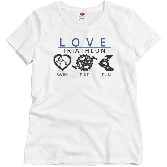 LOVE TRIATHLON - BLUE
