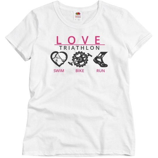 LOVE TRIATHLON - PINK