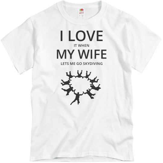 Love wife, love skydiving