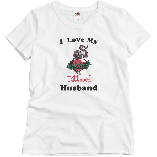 Loves tattooed husband