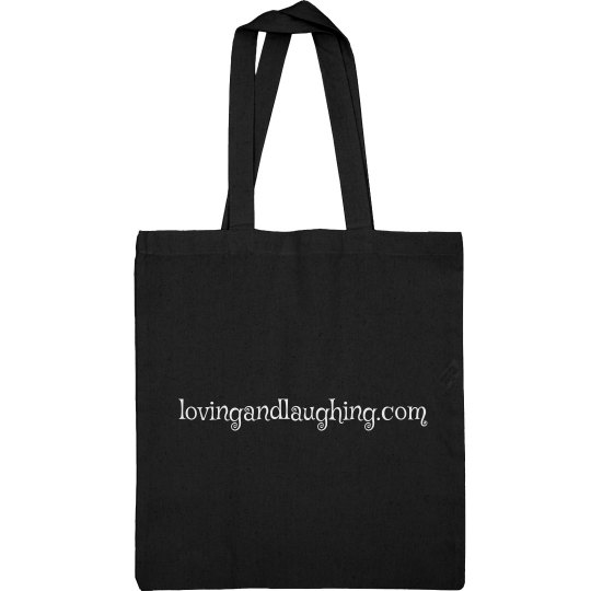 Loving and Laughing Canvas Tote Bag