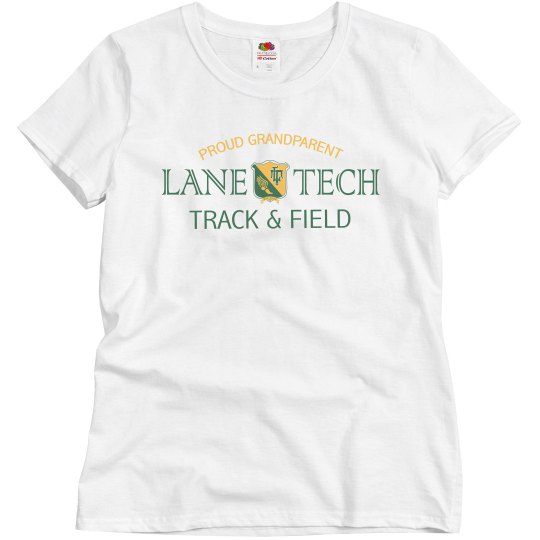 LT Track Proud Grandparent Ladies Relaxed Fit Tee