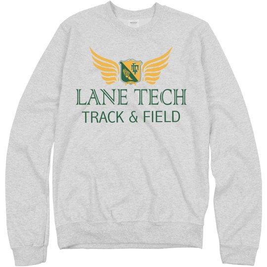 LT Track Unisex Basic Promo Crewneck Sweatshirt - Ash