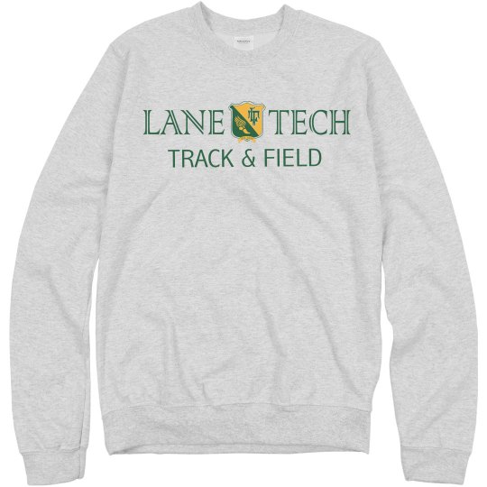 LT Track Unisex Basic Promo Crewneck Sweatshirt - Ash2