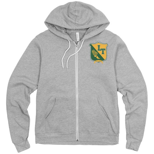 LT Track Unisex Fleece Full Zip Midweight Hoodie LT Track Unisex Fleece Full Zip Midweight Hoodie