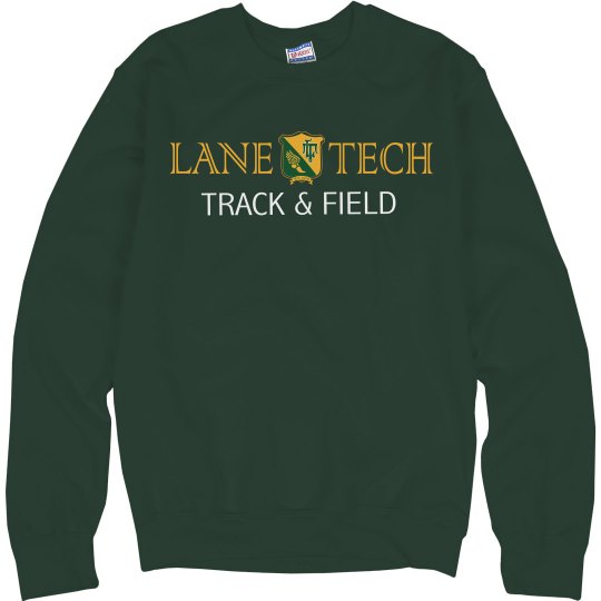 LT Track Unisex Hanes Cotton Crewneck Sweatshirt