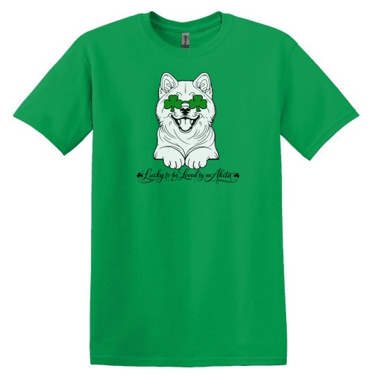 Lucky to be loved by an Akita Lucky to be loved by an Akita