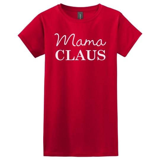 Mama Claus Matching Xmas Pajamas