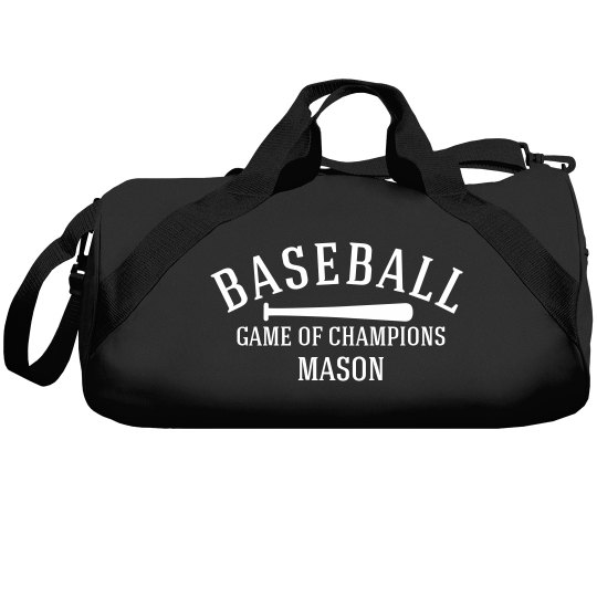 Mason, Baseball bag