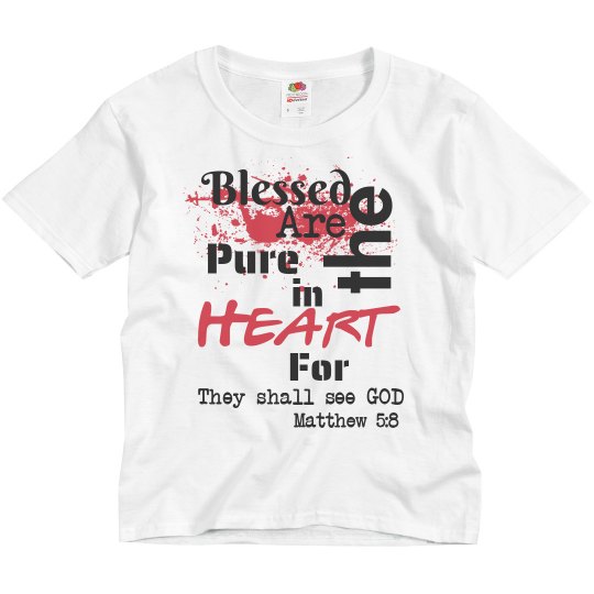 Matthew 5:8 T-shirt (KIDS)
