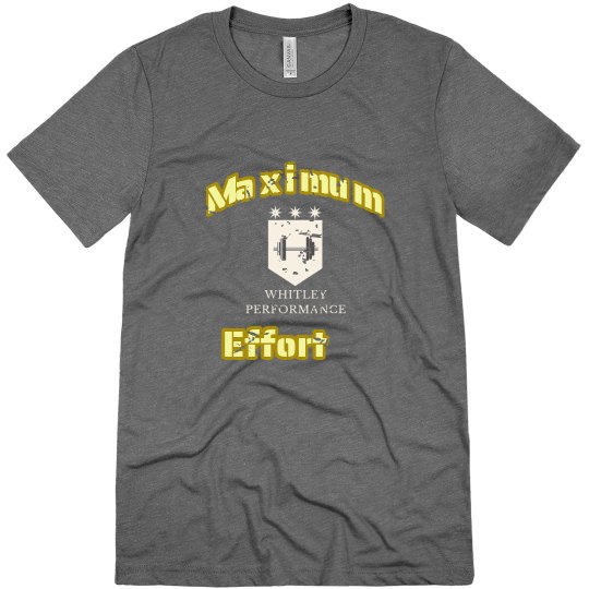 Maximum Effort Yellow Gold Logo