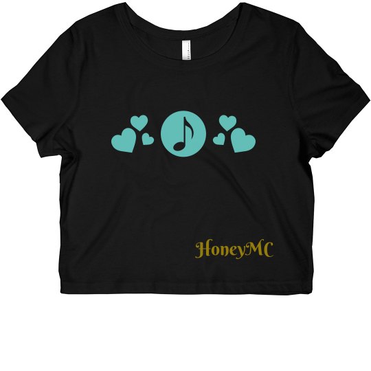 Mc notes crop top