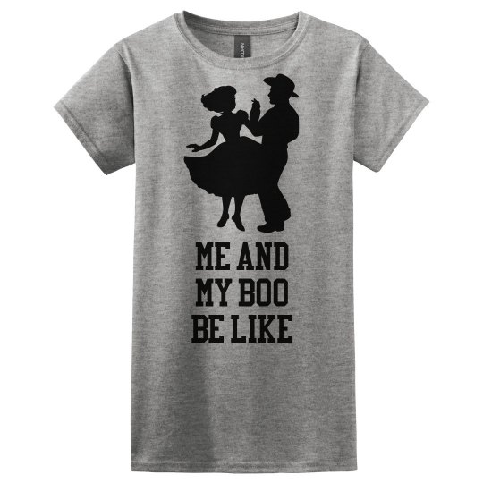 Me and My Boo Country Dancing Couple Tee