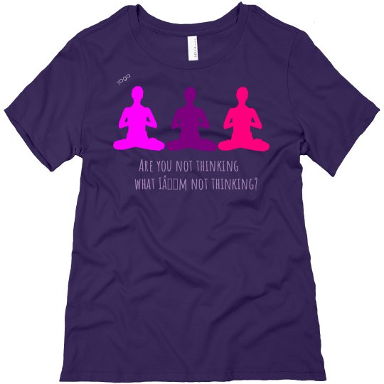 Meditation are you not thinking what I’m not thinking?