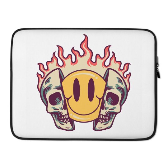 Melted smiles laptop case