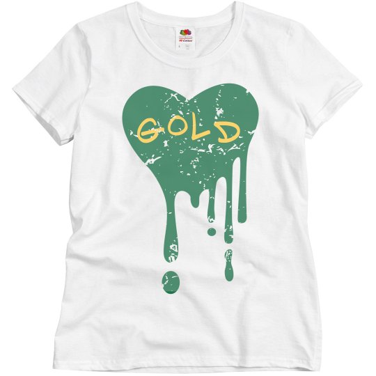 Melting Heart (Green & Gold) Melting Heart (Green & Gold)