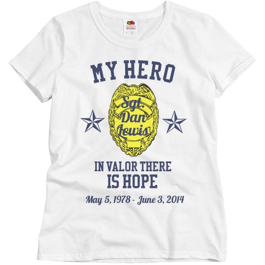 Memorial Police Hero Tee Memorial Police Hero Tee