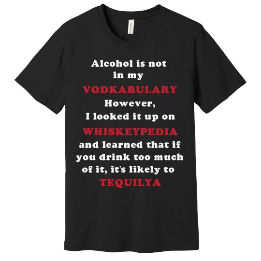 MEN'S ALCOHOL TEE