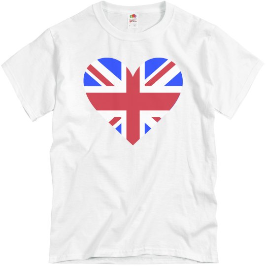 Mens Heart Unionjack Tee